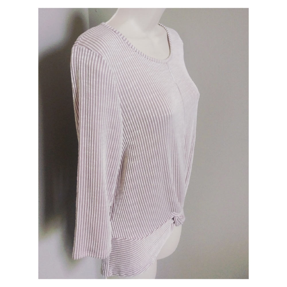 Exclusive One Striped Ruched Top - Picture 2 of 4